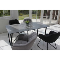 【軒先渡し】あずま工芸 ラティス チェア ブラック TDC-9959 1脚（直送品）