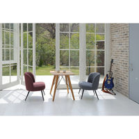 【軒先渡し】あずま工芸 プラム リビングチェア ワインレッド TLC-144 1脚（直送品）