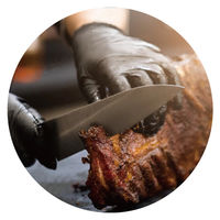 尚美堂 フジスーパーニトリルグローブ 粉なし ブラックSS 36770 1箱(100枚×30箱)（直送品）