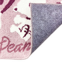 センコー スヌーピー　フラッフィースヌーピー　トイレマット　ロング丈　約80×60cm　ピンク SNB220415 1枚（直送品）