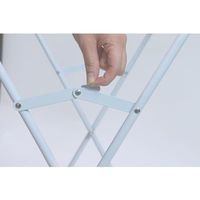 林製作所 脱衣カゴ付ワゴン 折りたたみタイプ ブルー 1セット