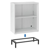 【軒先渡し】エムテックス スチールパーソナルロッカー スチール脚 幅800mm用 285108 1台（直送品）