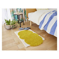 【アウトレット】スミノエ デザインライフ カボチャクモマット 45×70cm モスグリーン 14301962 45×70 1枚