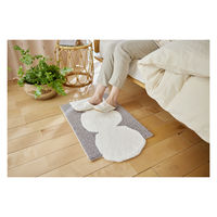 【アウトレット】スミノエ デザインライフ シラタママット 45×70cm グリーン 4549781289908 1枚