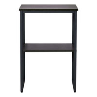 アール・エフ・ヤマカワ スチール電話台 ダーク2 幅500ｍｍ RFTC-5073DB2 1台 受付台 天板:木製/脚:スチール