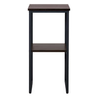 アール・エフ・ヤマカワ スチール電話台 ダーク2 幅350mm RFTC-3573DB2 1台 受付台 天板:木製/脚:スチール