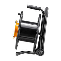 サンワサプライ ケーブルリール(伸縮ハンドル、キャスター付き) LAN-TL21 1個