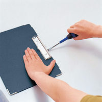 ライオン事務器 ボール 用箋ばさみ 紺　B6判E型 No.105 14030 5冊（直送品）