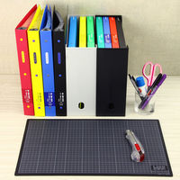 ライオン事務器 カッティングマット 黒 W450×D300×H3mm CM-4511 25670 1枚