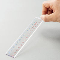 ライオン事務器 アクリル製ピックアップ定規 15cm L-5 日本製 27065 1セット(1本×5)