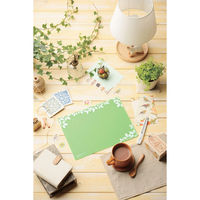 ライオン事務器 カッティングマット グリーン W300×D220×H2mm CC-30 25712 1セット(2枚)