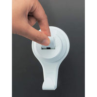 ライオン事務器 吸盤フック がっ吊り 耐荷重8kg ホワイト KH-8 29381 1個