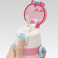 スケーター 水筒 キッズ 400ml 2way コップ ストロー ステンレス ディズニープリンセス 391239 1個（直送品）