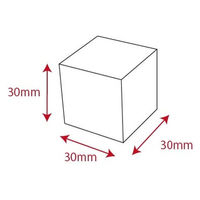サンケーキコム アクリル角柱 透明 W30×D30×H30mm エレガントアクリルシリーズ 日本製 ACB-30-03 1台