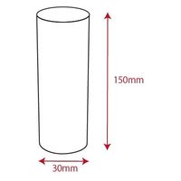 サンケーキコム アクリル円柱 透明 外径30×H150mm エレガントアクリルシリーズ 日本製 ACE-30-15 1台（直送品）