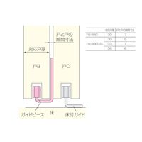 アトムリビンテック FGー880 壁付ガイド 30ー7 SPCC クロメート 070213 1セット(6ヶ)（直送品）