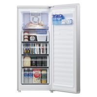 【軒先渡し】ハイアール 138L　前開き冷凍庫　ハイアール　JF-NUF138C(S)　シルバー 1台（直送品）