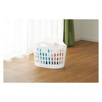 清水産業 折りたためるランドリーバスケット 洗濯物かご 省スペース 120328 1個