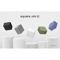 デジフォース D0082CG square 65w 2Cチャコールグレー　1個（直送品）
