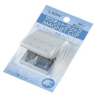 ライオン事務器 カバー付 マグネットクリップ レッド MC-1 28405 1セット(5個)