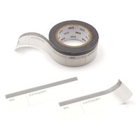 カモ井加工紙 mt ミシン目入りラベルテープ ナンバー&カテゴリー 幅18mm×長さ10m マスキングテープ MTPERF01 1セット(5個)