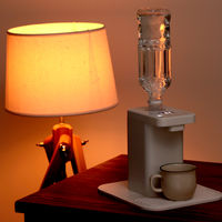 ライフオンプロダクツ ペットボトル式 ホットウォーターサーバー ダークグレー MO-SK003-DG 1台