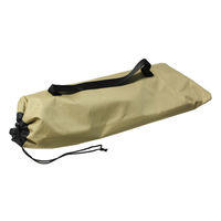 角利産業 フォールディングチェア 難燃キルト生地 サンドベージュ 00089219 1脚（直送品）