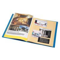 ライオン事務器 スクラップブック No.650 A4判S型 青 15804 1冊