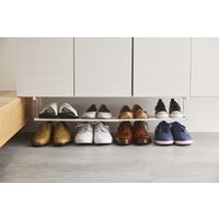 tower（タワー） 浮かせる伸縮シューズラック ホワイト 5631 1個 山崎実業