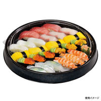 福助工業 寿司容器 寿司桶 丸桶3Hみかげ 120枚(10×12) 575542 1ケース(120枚入(10枚×12袋))（直送品）