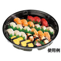 福助工業 寿司容器 寿司桶 YS-3 蓋付 240枚(20×12) 575208 1ケース(240枚入(20枚×12袋))（直送品）