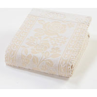 ファミリー・ライフ 日本製 今治産 ジャカード織タオルケット ミューズ a28346 1セット(4色入)（直送品）