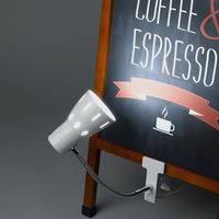 ヤザワコーポレーション LED6Wフレキシブルクリップライトホワイト CFLE06D08WH 1個