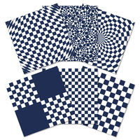 トーヨー 和紙千代紙　組市松文様 010606 1冊