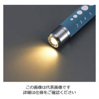 アズワン ラバー調ソフトLEDペンライト(ロング) ブルー 1本 8-9555-01