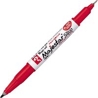 寺西化学工業 マジックインキ マジェスタースリム 5本パック 赤 MMJ70-T2-5P 1セット(5本パック)