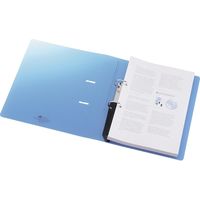 リヒトラブ AQUA DROPs D型リングファイル<ツイストリング> A4S 乳白 350枚収容 F-5021-1 1冊