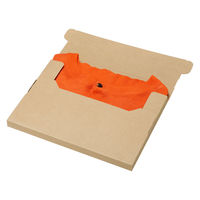 アスクル 「現場のチカラ」薄型ダンボールケース 310×226×25mm 1セット（100枚：10枚入×10パック）  オリジナル