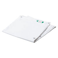 アスクル 「現場のチカラ」 白防炎シート 1.8×3.6m 1セット（5枚） オリジナル