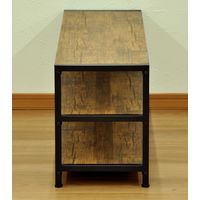 エイ・アイ・エス ヴィンテージ風テレビボード ブラウン 幅1000×奥行300×高さ400mm ABX-900 BR 1台（直送品）