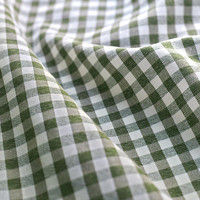 コルネ 既製カーテン ギンガム 幅1000×長さ1780mm グリーン G1020 1枚（直送品）