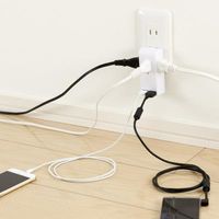 ヤザワコーポレーション H6TK5002UWH/雷ガード付トリプルタップ3AC+ H6TK5002UWH 1個