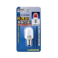 3LED常夜灯 E12 赤 LE3RD ヤザワコーポレーション（直送品）