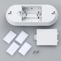 ヤザワコーポレーション ナイトライト 人感・明暗 乾電池式置き型 NBSMN15WH 1個