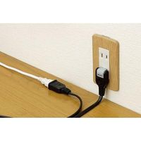 ヤザワコーポレーション 耐トラ付延長コード 1個口 0.5m 黒 Y021005BK 1個