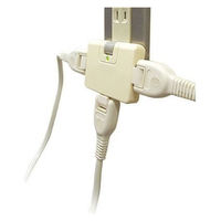 延長コード  電源タップ AC×3個口   雷ガード付  ホワイト Y02CHK300WH YAZAWA 1個