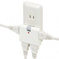 ヤザワコーポレーション 雷ガード付4個口コーナータップホワイト Y02CK400WH 1個