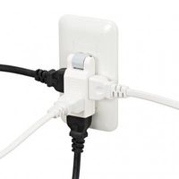 延長コード  電源タップ AC×4個口     ホワイト Y02CM400WH YAZAWA 1個（直送品）