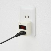 延長コード  電源タップ AC×1個口  スイッチ付 雷ガード付  ホワイト Y02FBHKS110WH YAZAWA 1個