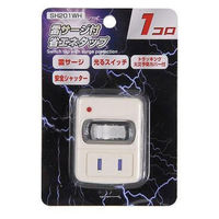 ヤザワコーポレーション 雷サージ付省エネタップ 1個口 白 Y02FSK110WH 1個